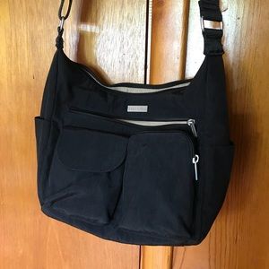 Like new black Baggallini shoulder bag